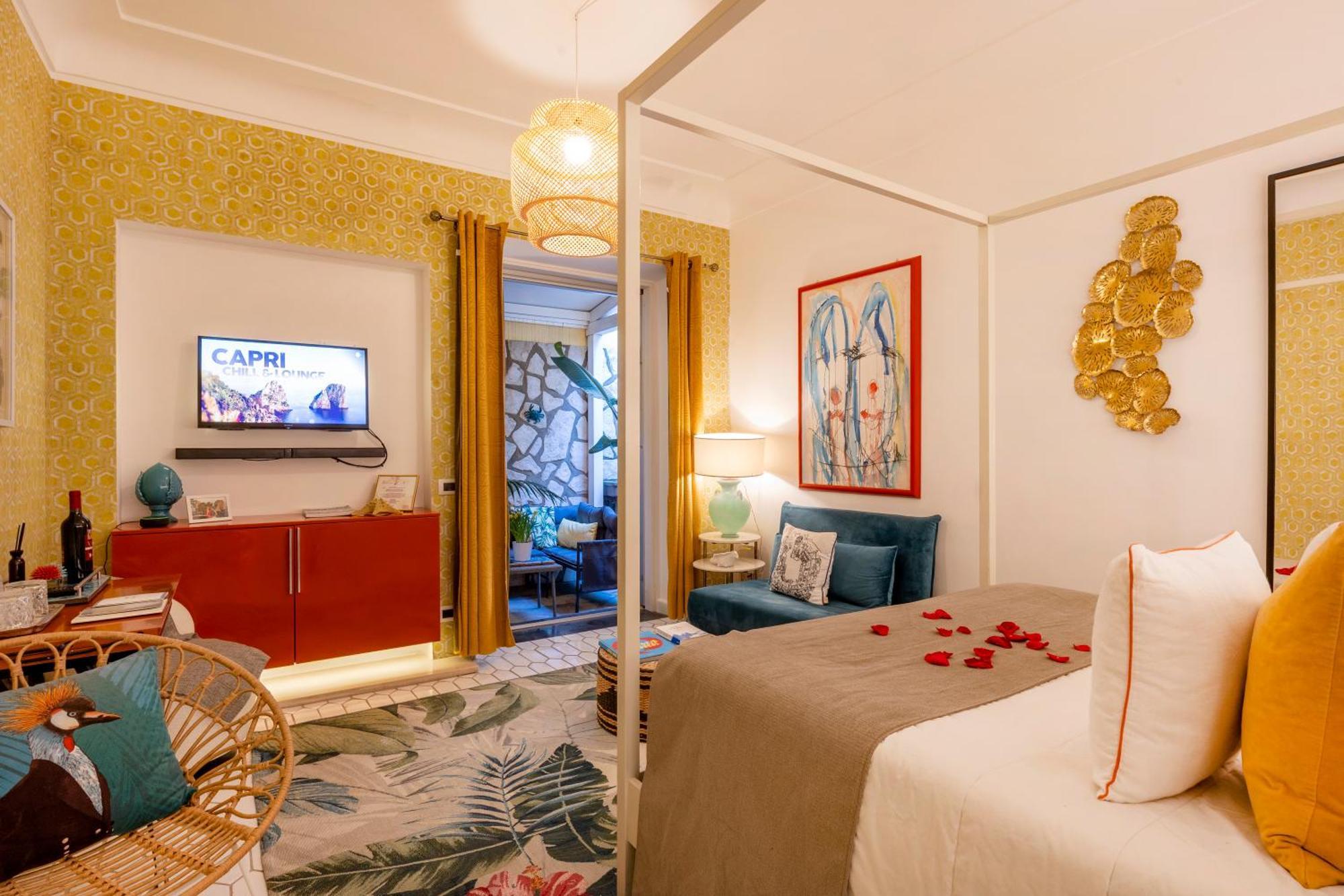 Suite Apartment Capri Con Jacuzzi In Piazzetta المظهر الخارجي الصورة